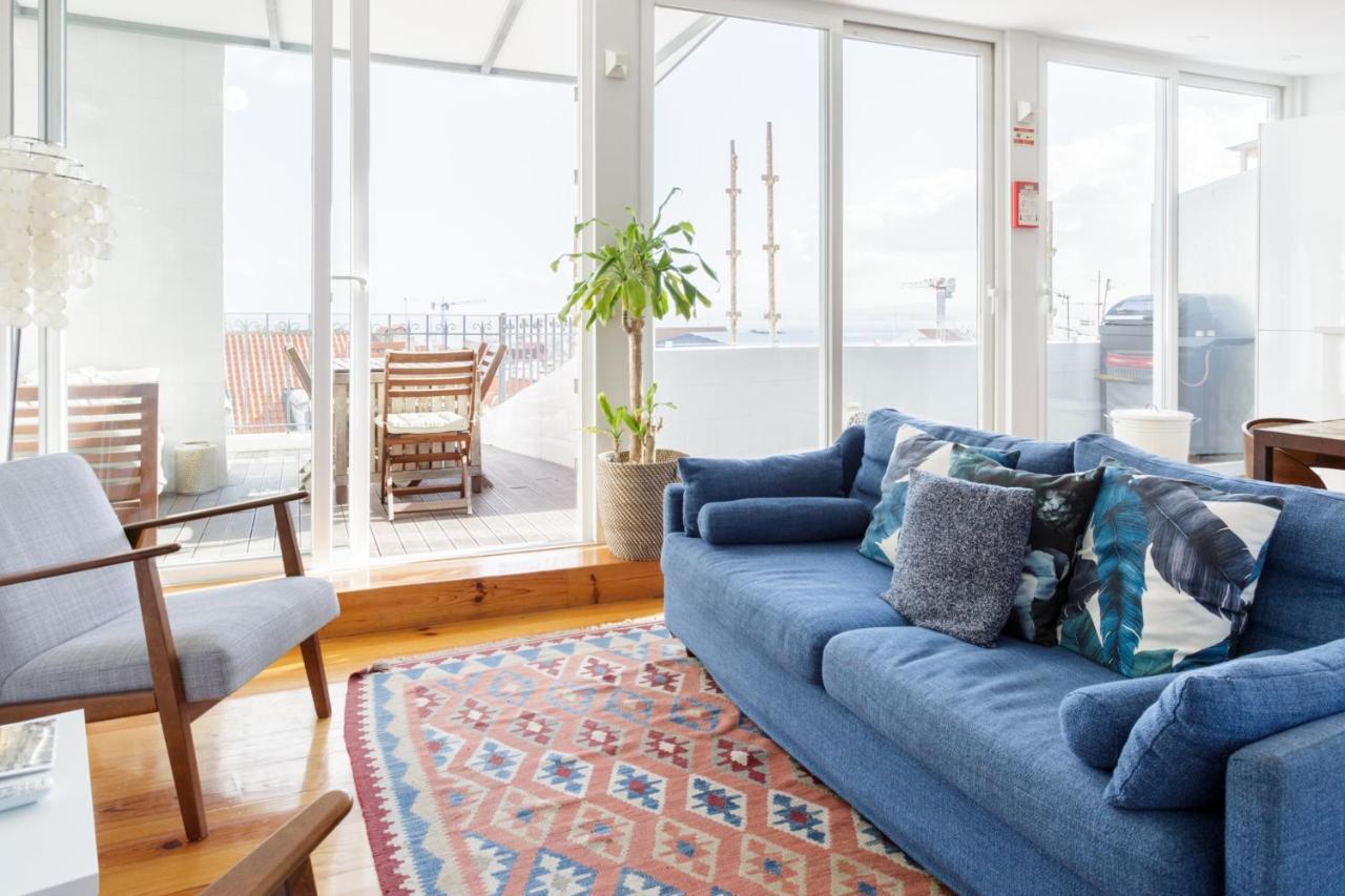Chiado Rooftop Retreat: 19th Century Charm with River Views Lisbon Exterior photo